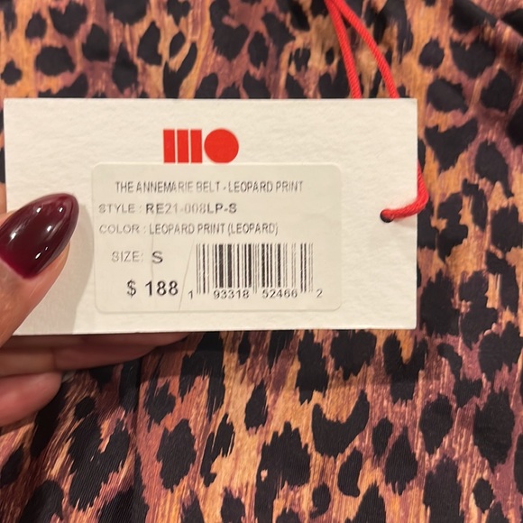 Belted Leopard Print Swimsuit - Picture 5 of 7